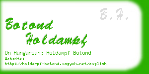 botond holdampf business card